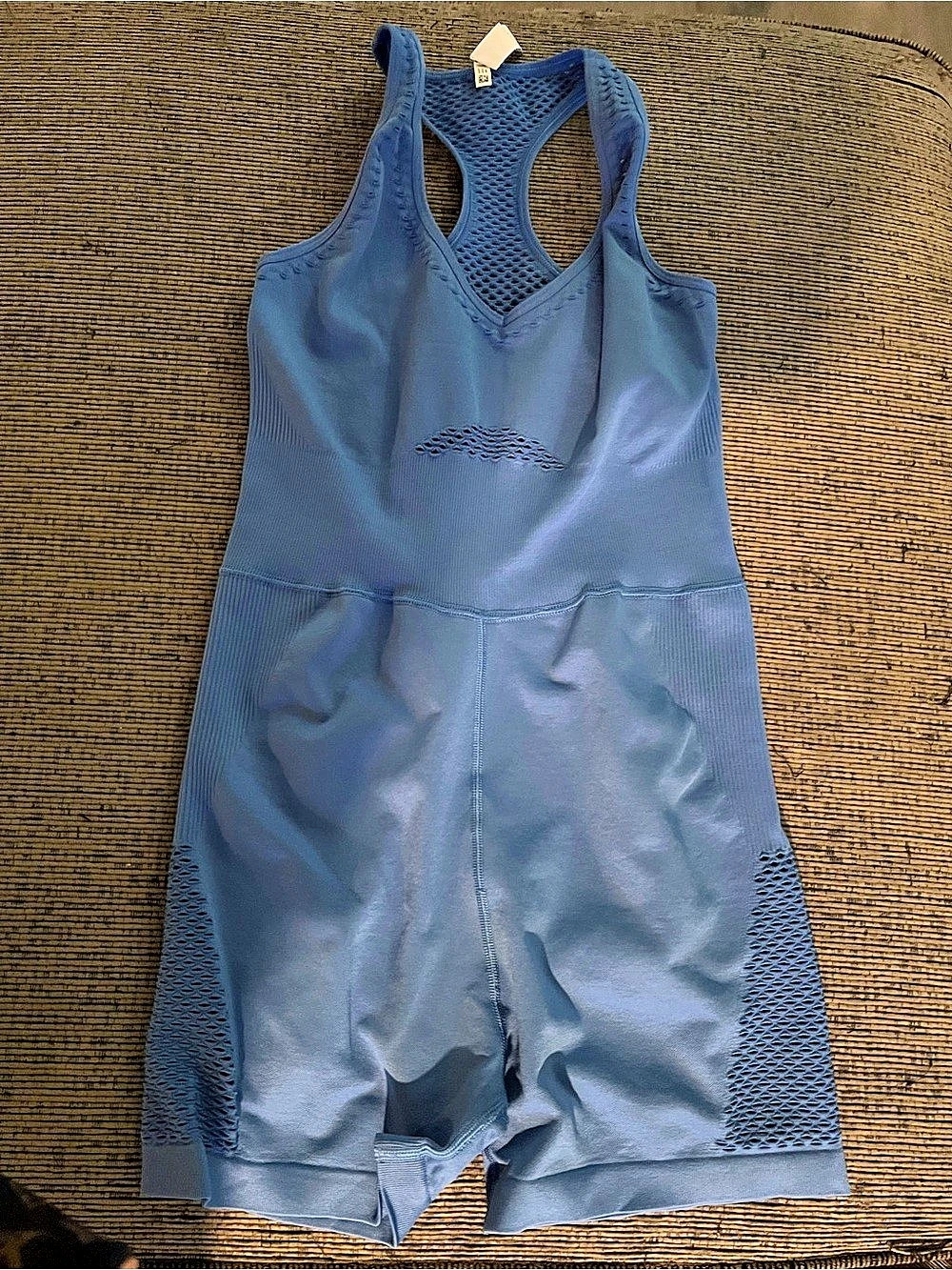 Aerie Silhouette Seamless Romper Blue